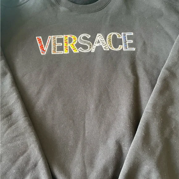 Versace crew neck sweater